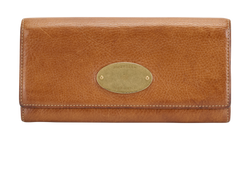 Mulberry Plaque Wallet, Leather, Tan, MIT, 1*